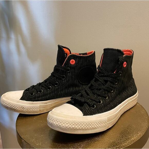 Converse Shoes - Converse Chuck Taylor All Star II Hi Shield | Reflective Black Lava, Size 5M/7W